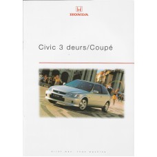 Folder Honda Civic 3deurs en Coupé 1999